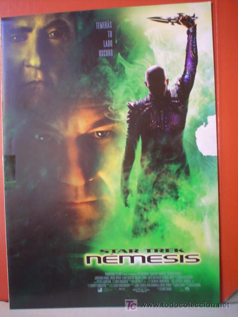Cine: STAR TREK NEMESIS,  GUIA DE CINE DE 4 PAGINAS (T1)