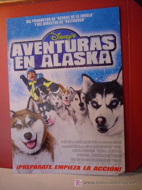 Cine: AVENTURAS EN ALASKA,  GUIA DE CINE DE 4 PAGINAS (T2)