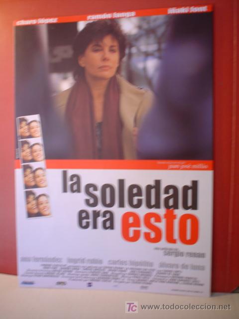 Cine: LA SOLEDAD ERA ESTO,  GUIA DE CINE DE 4 PAGINAS (T2)