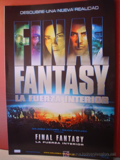 Cine: FINAL FANTASY (LA FUERZA INTERIOR),  GUIA DE CINE DE 2 PAGINAS (T2)