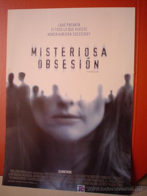 Cine: MISTERIOSA OBSESION, GUIA DE CINE DE 4 PAGINAS (T3)