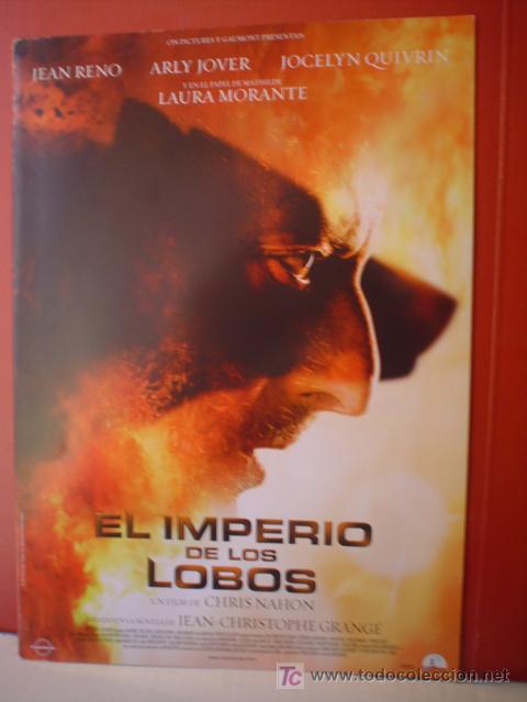 Kino: EL IMPERIO DE LOS LOBOS,  GUIA DE CINE DE 4 PAGINAS (T6)