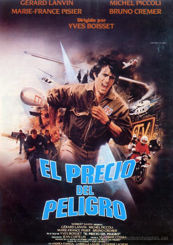 Cine: EL PRECIO DEL PELIGRO (GUIA ORIGINAL SIMPLE) GERARD LANVIN - MICHELE PICCOLI