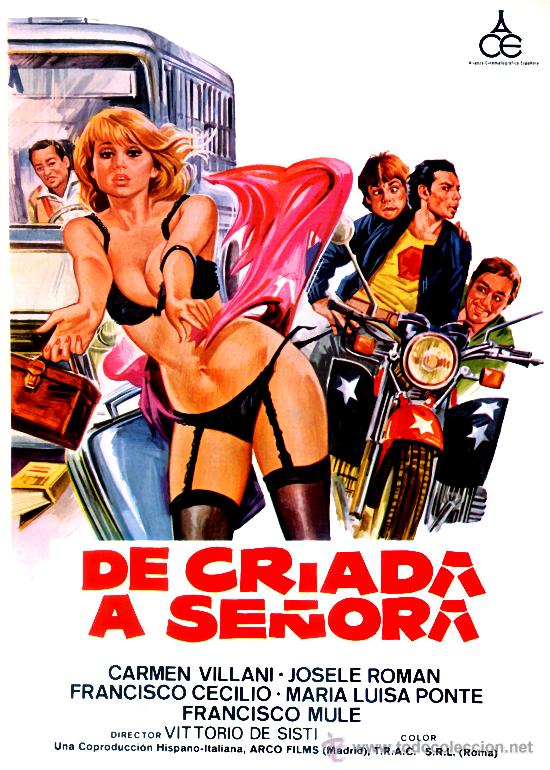 Cine: DE CRIADA A SE&Ntilde;ORA 1979 (GUIA ORIGINAL DOBLE) CARMEN VILLANI - JOSELE ROMAN - FRANCISCO CECILIO