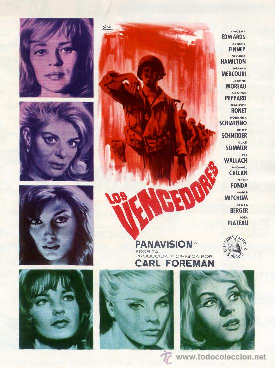 Cine: LOS VENCEDORES (GUIA ORIGINAL DOBLE) ELKE SOMMER-ELI WALLACH-PETER FONDA-SENTA BERGER-MAURICE RONET