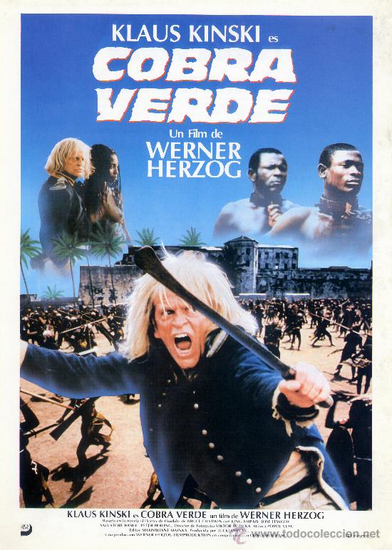 Cine: COBRA VERDE (GUIA ORIGINAL SIMPLE) KLAUS KINSKI  - DIRECTOR  WERNER HERZOG