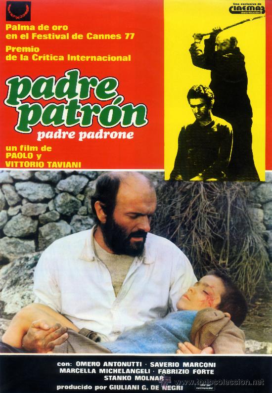 Cin&eacute;ma: PADRE PATR&Oacute;N (GU&Iacute;A ORIGINAL DOBLE CON FOTOS) PALMA DE ORO CANNES 1977-PREMIO CRITICA INTERNACIONAL