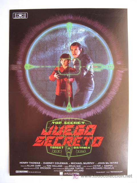 Cinema: JUEGO SECRETO      10 GUIAS A ELEGIR POR 25 EUROS. 100 GUIAS X 130 EUROS