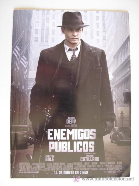 Cine: ENEMIGOS PUBLICOS    10 GUIAS A ELEGIR 25 EUROS . 100 GUIAS 130