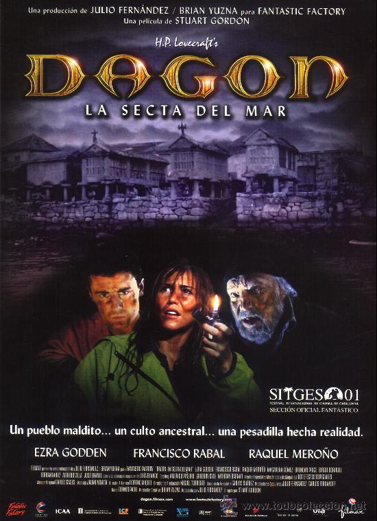 Cine: DAGON LA SECTA DEL MAR (GUIA ORIGINAL DOBLE) EZRA GODDEN - FRANCISCO RABAL - RAQUEL MERO&Ntilde;O