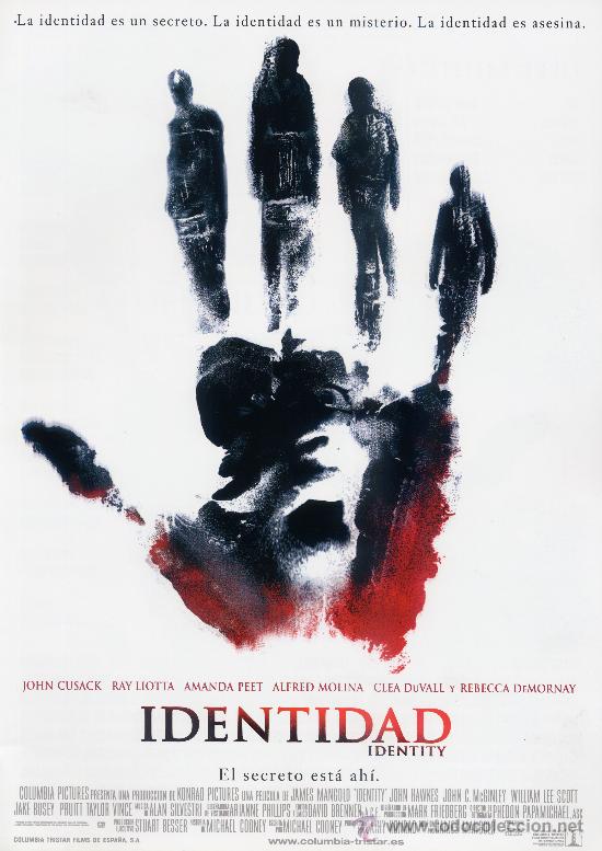 Cinema: IDENTIDAD ( GUIA ORIGINAL DOBLE ) JOHN CUSACK - RAY LIOTTA - AMANDA PEET - ALFRED MOLINA