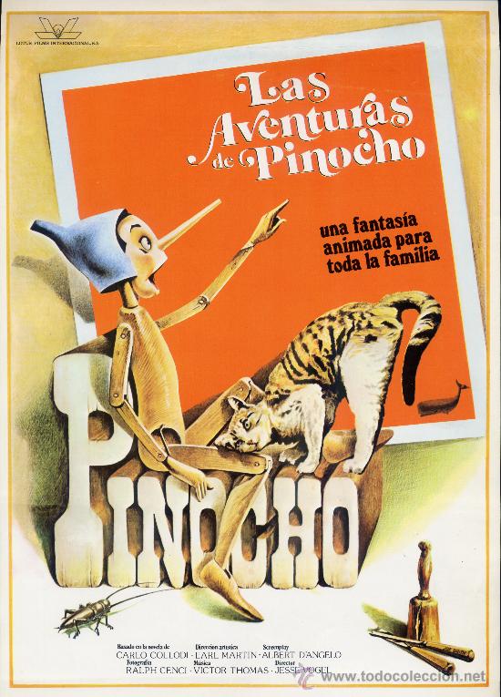 Cine: LAS AVENTURAS DE PINOCHO (GUIA ORIGINAL SIMPLE)