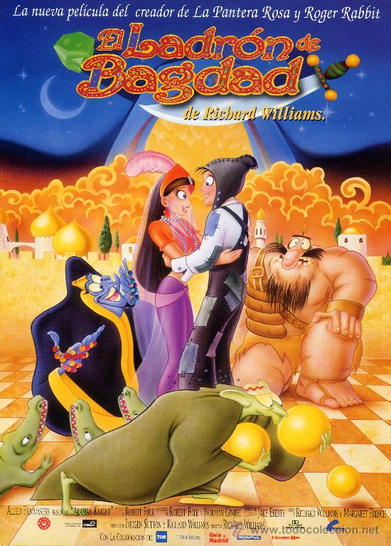 Cine: EL LADRON DE BAGDAD (GUIA ORIGINALSIMPLE) DIBUJOS ANIMADOS