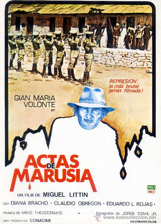 Cine: ACTAS DE MARUSIA (GUIA ORIGINAL SIMPLE) GIAN MARIA VOLONTE