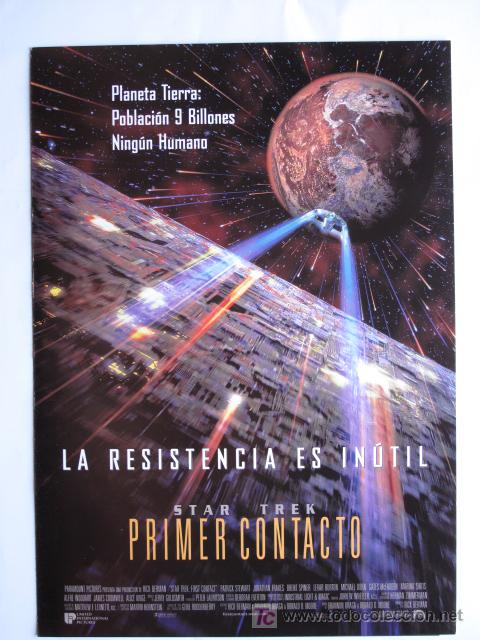 Cine: STAR TREK PRIMER CONTACTO   10 GUIAS A ELEGIR 25 EUROS . 100 GUIAS 130