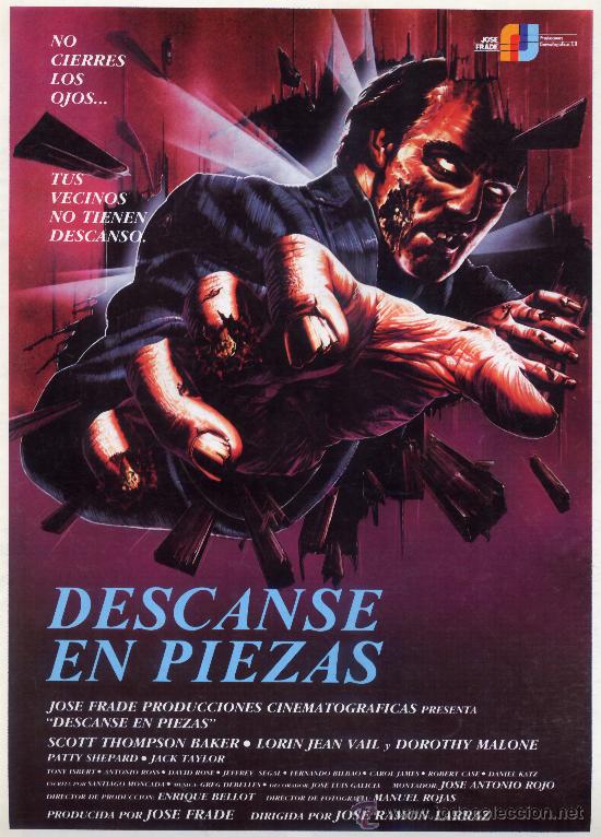 Cinema: DESCANSE EN PIEZAS (GUIA ORIGINAL DOBLE CON MUCHAS FOTOS) TERROR - DOROTHY MALONE