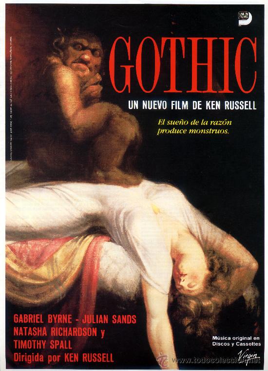 Cinema: GOTHIC (GUIA ORIGINAL DOBLE CON FOTOS) DIRECTOR KEN RUSSEL