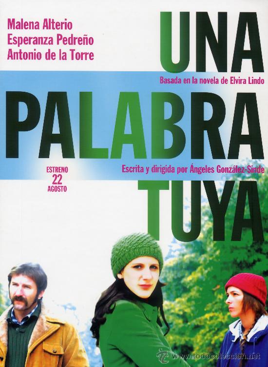 Kino: UNA PALABRA TUYA (GUIA ORIGINAL DE LUJO 6 PAGINAS) MALENA ALTERIO - ESPERANZA PEDRE&Ntilde;O