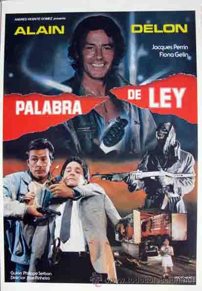 Cine: ALAIN DELON  - GUIA - PALABRA DE LEY
