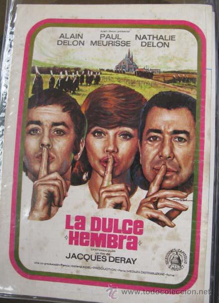 Cine: ALAIN DELON - LA DULCE HEMBRA  - GUIA