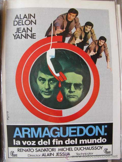 Cine: ALAIN DELON - ARMAGUEDON LA VOZ DEL FIN DEL MUNDO - GUIA