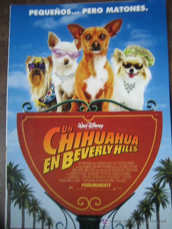 Cinema: Un chihuahua en beverly hills - guia publicitaria original - Jamie Lee Curtis