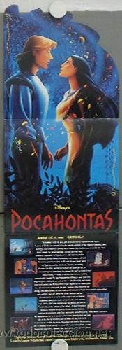 Cine: G9208 POCAHONTAS WALT DISNEY GUIA ORIGINAL INGLESA TROQUELADA