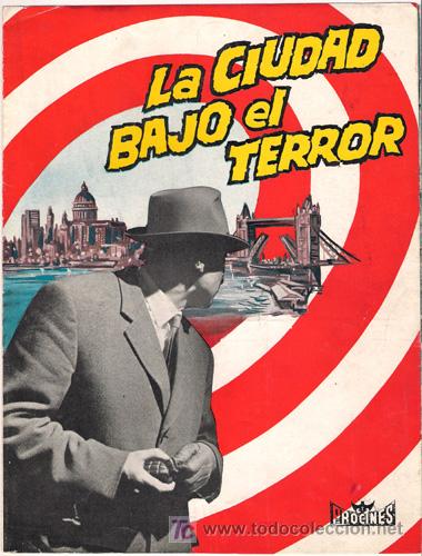 Kino: G3608 LA CIUDAD BAJO EL TERROR HERBERT LOM SEAN CONNERY GUIA ORIGINAL PROCINES ESTRENO