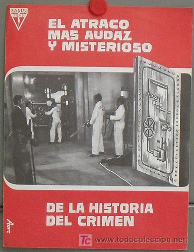 Cinema: G3664 ATRACO AL HAMPA KERWIN MATHEWS GUIA ORIGINAL RADIO ESTRENO