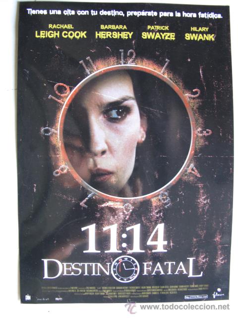 Cine: 11.14 DESTINO FATAL    10 GUIAS A ELEGIR  POR 25 EUROS. 100 GUIAS X 130 EUROS