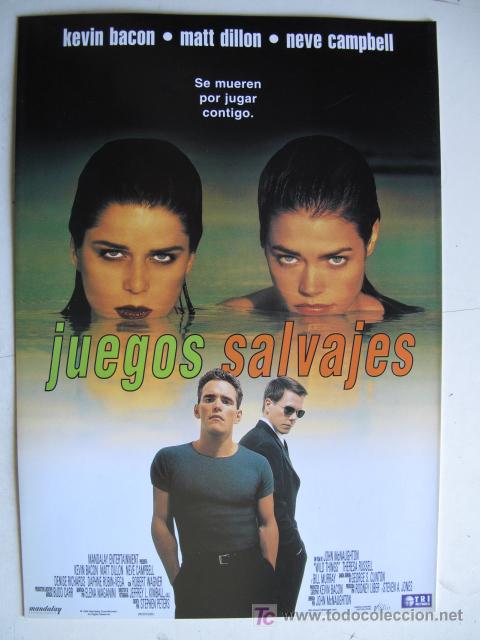 Cinema: JUEGOS SALVAJES       10 GUIAS A ELEGIR  POR 25 EUROS. 100 GUIAS X 130 EUROS