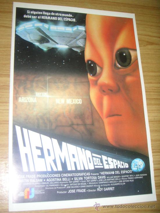 Cine: Gu&iacute;a doble Hermano del espacio (1987) ciencia ficci&oacute;n