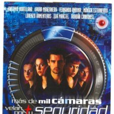 Cine: MÁS DE 1000 CAMARAS VELAN POR TU SEGURIDAD (2003). Lote 20345020