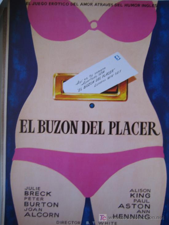 Cine: el buzon del placer - guia publicitaria original estreno