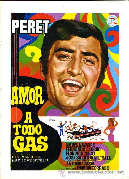 Cine: GUIA CINE ,  AMOR A TODO GAS, PERET , G347