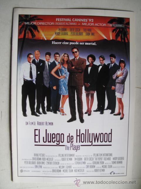 Cinema: EL JUEGO DE HOLLYWOOD