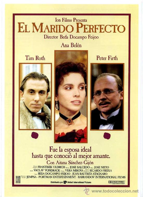 Cine: EL MARIDO PERFECTO, con Ana Belen. GUIA.