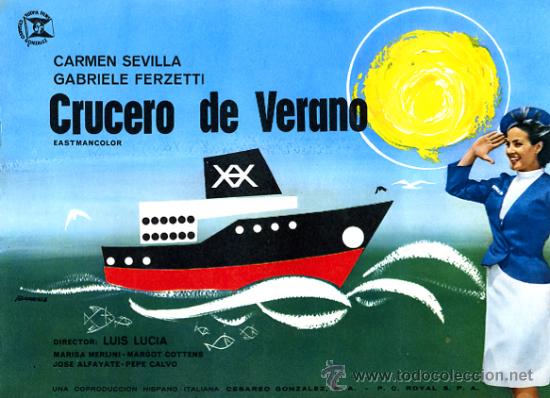 Cine: GUIA CINE , CRUCERO DE VERANO , CARMEN SEVILLA , , ORIGINAL , G531