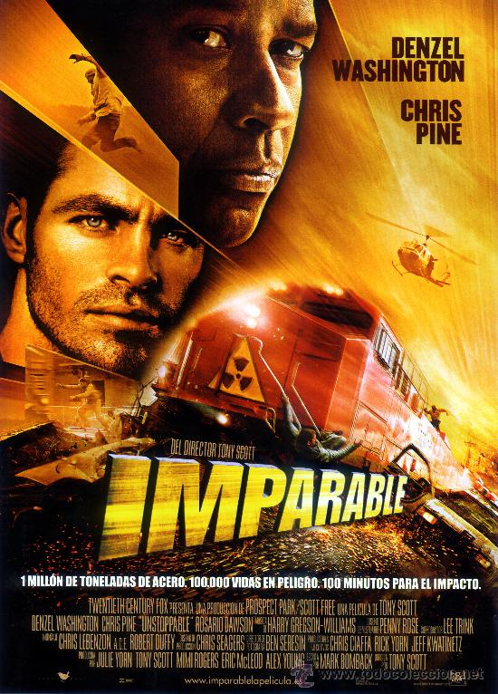 Cinema: IMPARABLE (GUIA ORIGINAL SIMPLE LAMINA) DELZEN WASHINGTON)