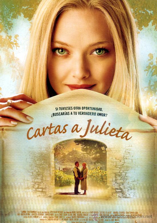 Cin&eacute;ma: CARTAS A JULIETA (GUIA ORIGINAL DE LUJO 6 PAGINAS CON FOTOS) AMANDA SEYFRIED - VANESSA REDGRAVE