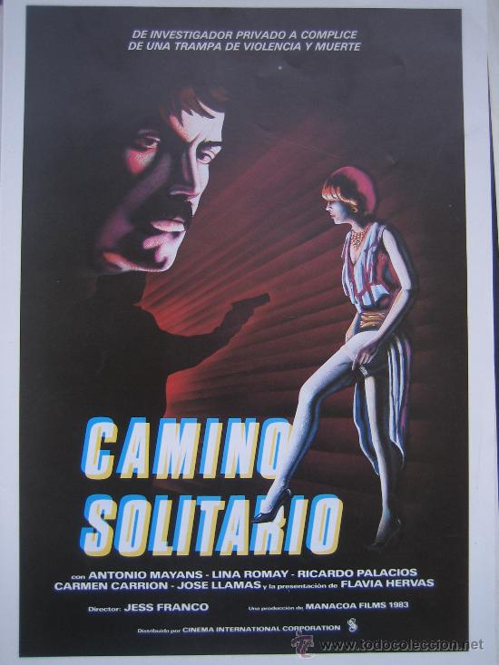 Cine: Guia publicitaria original - camino solitario jesus franco - antonio mayans