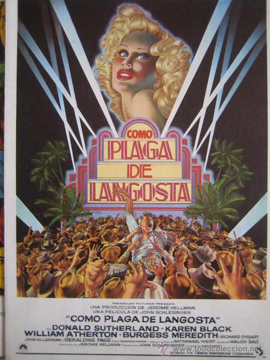 Cinema: Guia publicitaria original - como plaga de langosta - Donald sutherland karen black