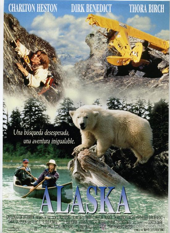 Cine: ALASKA, con Charlton Heston. GUIA.