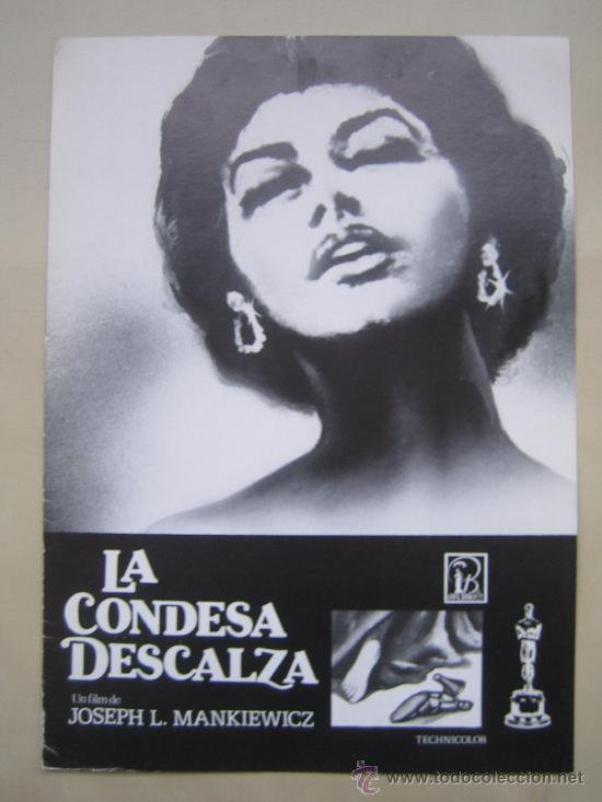 Cine: la condesa descalza ava gardner bogart - guia publicitaria original reposicion tossa de mar