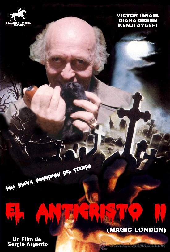 Cin&eacute;ma: EL ANTICRISTO II (MAGIC LONDON) 1989 (GUIA ORIGINAL CON FOTOS) TERROR ESPA&Ntilde;OL DE CULTO VICTOR ISRAEL