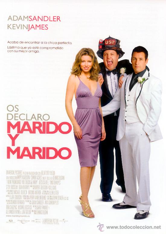Cine: OS DECLARO MARIDO Y MARIDO (GUIA ORIGINAL DOBLE CON FOTOS) JESSICA BIEL