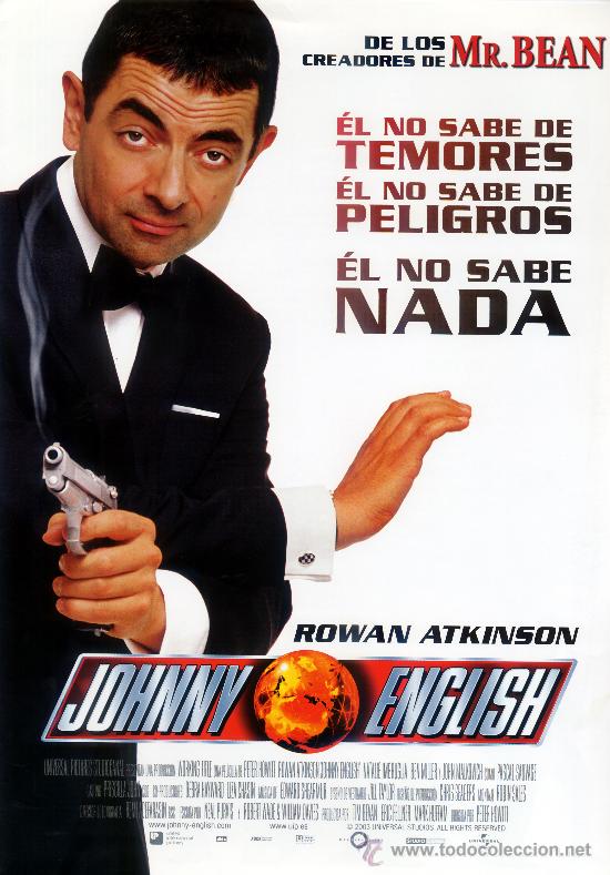 Cine: JOHNNY ENGLISH (GUIA ORIGINAL DOBLE CON FOTOS) ROWAN ATKINSON