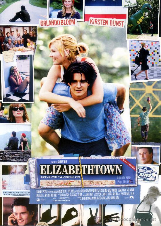 Cine: ELIZABETHTOWN (GUIA ORIGINAL DOBLE CON FOTOS) ORLANDO BLOOM KIRSTEN DUNST