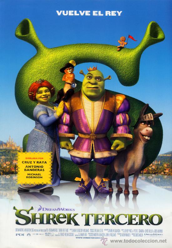 Kino: SHREK TERCERO (GUIA ORIGINAL DOBLE CON FOTOS)