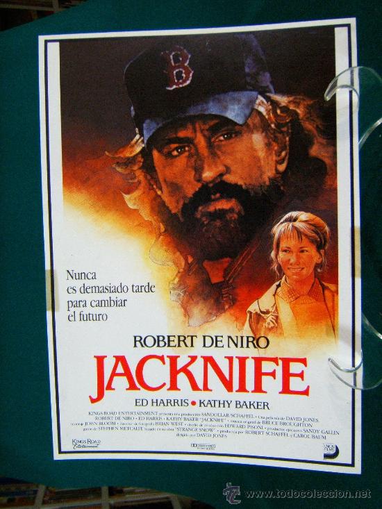 Cine: JACKNIFE-DAVID JONES-ROBERT DE NIRO-ED HARRIS-KATHY BAKER-2 PAGINAS-1989.